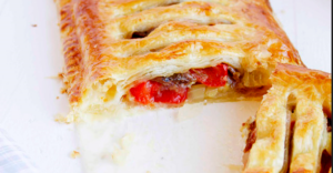 Empanada de Anchoas de Santoña y verduras.